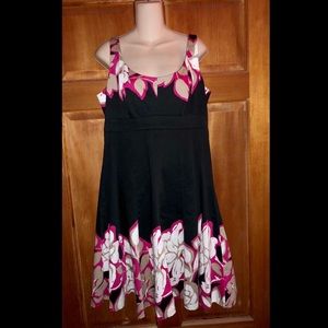 Nine West Tropical Dress Sz 12